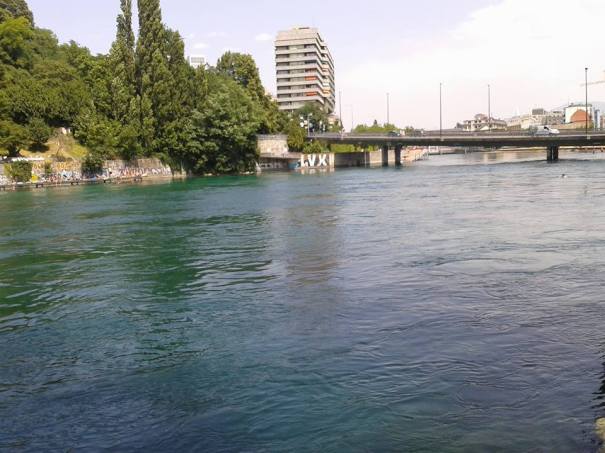 Source: Rhône de Jonction, Geneva, author (2015) 